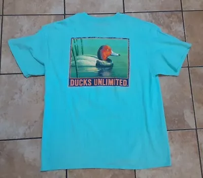 Buy Vintage Ducks Unlimited Tshirt Men's Size XL By James Hautman • 2.33£