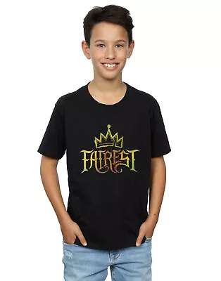 Buy Disney Boys The Descendants Fairest Gold T-Shirt • 12.99£