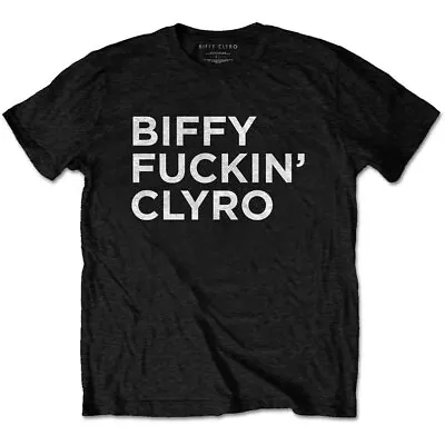 Buy Biffy Clyro Men's BCTS05MB01 T-Shirt, Black, Small • 17.30£