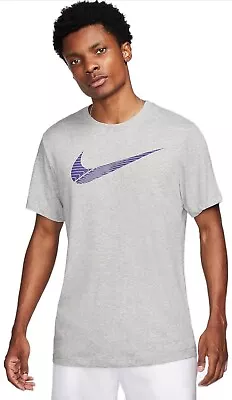 Buy Nike - Original-T-Shirts (Men's ) Grey Colour • 25.21£