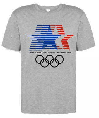 Buy Los Angeles Olympic Games Retro Sports Event T Shirt 1984 • 7.49£