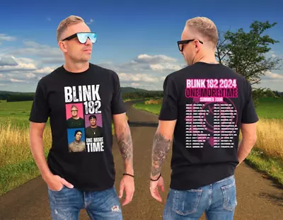 Buy Blink 182 Tour World T-Shirt 2024 Band 2023-2024 New Fan Gift S-3xl Concert Rock • 23.29£