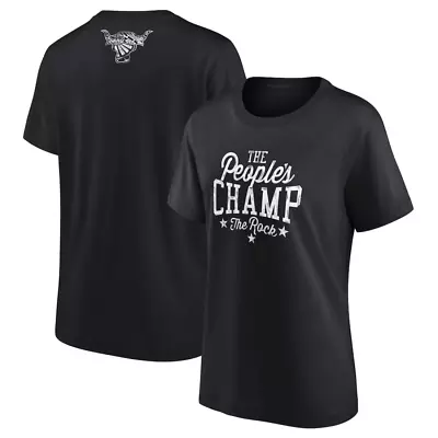 Buy The Rock Women's T-Shirt WWE The People's Champ T-Shirt - New • 14.99£