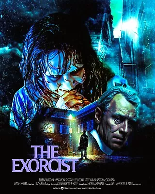 Buy The Exorcist Style Qw  Made To Order White Gildan Adult T Shirt S To 3 Xl DTG • 16£