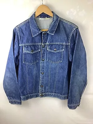 Buy Madewell Blue Denim Jacket Size 10 Press Stud Fastening • 7.99£