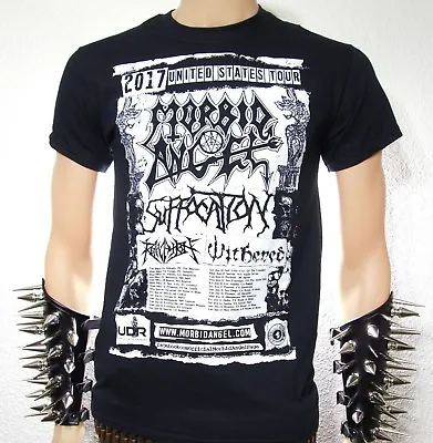 Buy MORBID ANGEL (SUFFOCATION Tour United States 2017 ) OFFICIAL  T-SHIRT • 19.32£