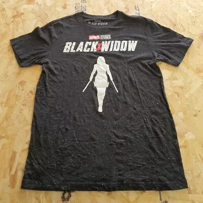 Buy Marvel Black Widow T Shirt Black Adult Medium M Mens Graphic Summer • 8.39£