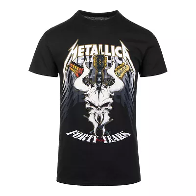 Buy Official Metallica 40th Anniversary T Shirt (Black) • 19.99£