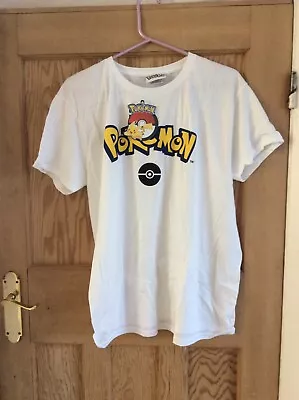 Buy Pokemon Mens T Shirt White Size 2xl New With Tag In Sealed Bag • 9.99£