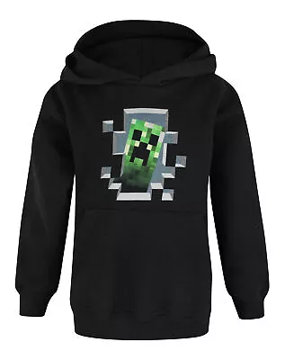 Buy Minecraft Black Creeper Hoodie (Boys) • 19.99£