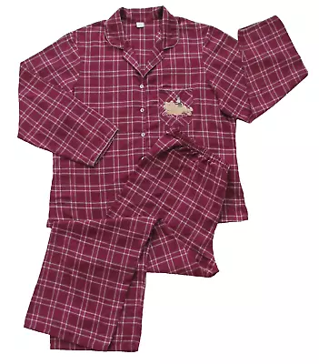 Buy Pyjamas ~ PJs ~ Disney Winnie The Pooh ~ Size 16/18 ~ Wine/Pink Check BHS Ladies • 14.95£