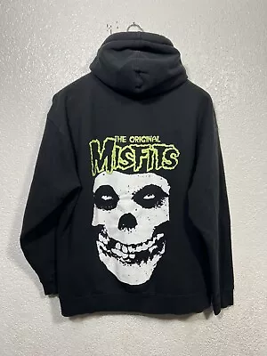 Buy The Original Misfits Full Zip Hoodie Black 2018 Prudential Center Reunion XL • 29.56£