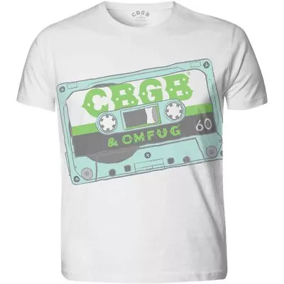 Buy CBGB Men's Tape Sublimated T-Shirt White • 16.93£