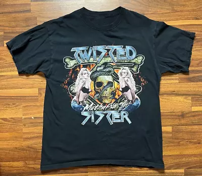 Buy Twisted Sister Music Concert Black T-Shirt Cotton Unisex S-5XL YG98 • 18.62£