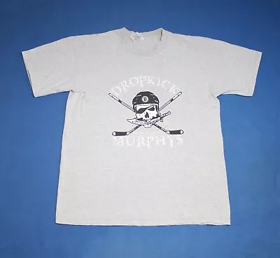 Buy Vintage Dropkick Murphys Shirt Blood, Guts & Hockey Punk Band Shirt Men's Tee L • 46.32£