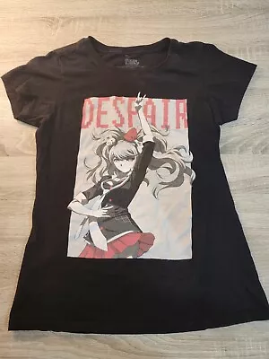 Buy Dangan Ronpa 3 Despair Women's Black T-shirt Large Junko Enoshima Anime • 9.29£