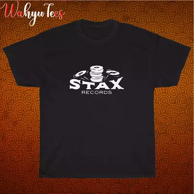 Buy Hot New!! Stax Records R&b Blues Soul Logo Black T-shirt Size S-4xl • 19.28£
