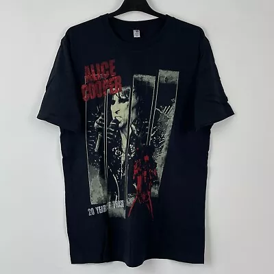 Buy Alice Cooper 20 Years Of Trash Tour Rare Band T-Shirt L • 10£