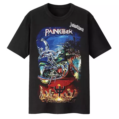 Buy Judas Priest T-Shirt Painkiller Band New Black Official • 14.83£