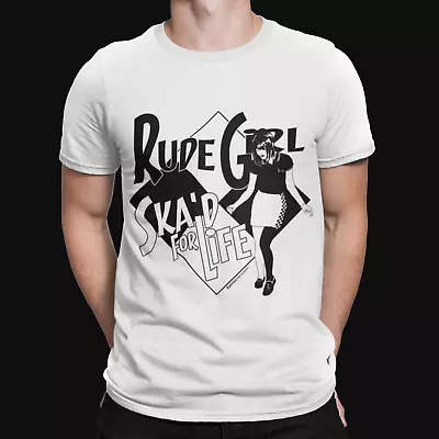 Buy Original Rude Girl T-Shirt -  Ska 2 Tone The Specials Madness Retro Music UK SKA • 8.39£