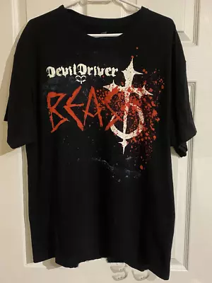 Buy DevilDriver Band Black T-Shirt Cotton Full Size Unisex S-5XL JK326 • 19.60£