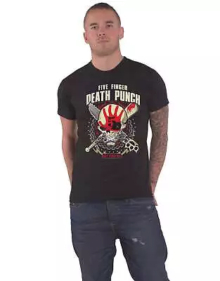 Buy Five Finger Death Punch T Shirt Zombie Kill Band Logo New Official Mens Black • 17.95£