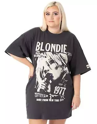 Buy Blondie Grey Blondie Oversized Short Sleeved T-Shirt (Womens) • 20.99£