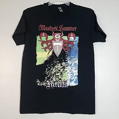Buy MASTER'S HAMMER Ritual L LARGE T-Shirt Black Mens Band Logo • 26.08£