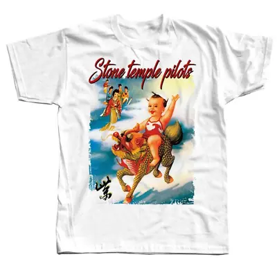 Buy Stone Temple Pilots Purple 1994 T-Shirt Short Sleeve Cotton White S To 5XL BE108 • 19.50£