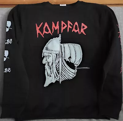 Buy Kampfar Norse Norge Crewneck Sweatshirt Kittelsen Windir Taake Enslaved Immortal • 67.56£