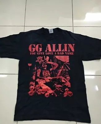 Buy GG Allin Shirt American Punk Rock, Vintage Retro T-shirt TE1232 • 15.86£