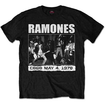 Buy Ramones 'CBGB 1978' Unisex Official T-shirt • 18£