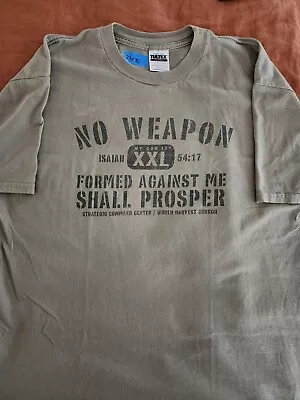 Buy Isiah 54:17  No Weapon Formed Against Me Shall Prosper  T Shirt • 18.67£