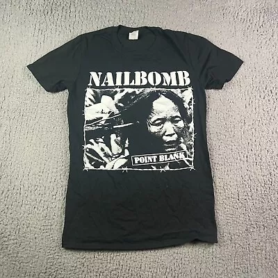 Buy Nailbomb Point Blank Band T-shirt Mens Small Black Short Sleeve Metal Sepultura • 69.91£
