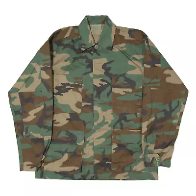 Buy ROTHCO BDU Army Regular Jacket Green Camouflage Mens S • 22.99£