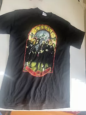 Buy Guns N Roses 1989 Black Appetite For Destruction Welcome To The Jungle T Shirt • 80£