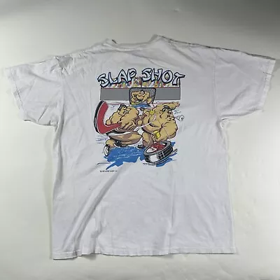 Buy Vintage 1995 Sumo Style Slap Shot Shirt XL • 28.01£