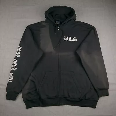 Buy Black Label Society Hoodie XXL Black Zakk Wylde Doom Crew BLS Distressed Fade • 84.02£