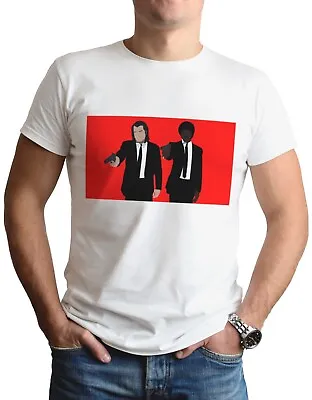 Buy Pulp Fiction T-Shirt Mens Top Tee Gift Tarantino Movie Film TShirt Original Art • 12.95£