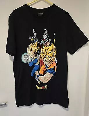 Buy Dragon Ball Z Anime T Shirt Size L Black • 12.99£