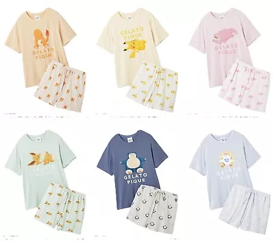 Buy GELATO PIQUE Pokemon Sleep Cool Touch Print T-shirt & Shorts Set Women's JAPAN • 139.18£