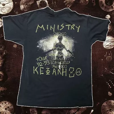 Buy Ministry 1992 Tour Gift For Fan S To 5XL Black T-shirt GC1953 • 21.28£