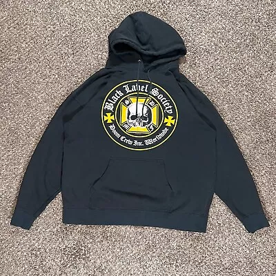 Buy 2006 Vintage Black Label Society Doom Crewn Inc. Band Hoodie Size XL Black • 74.69£