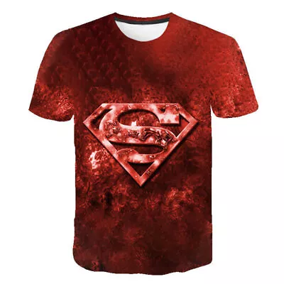 Buy Personalise Superman T-Shirt Logo Classic DC Comics Justice League Movie GiftTee • 15.99£