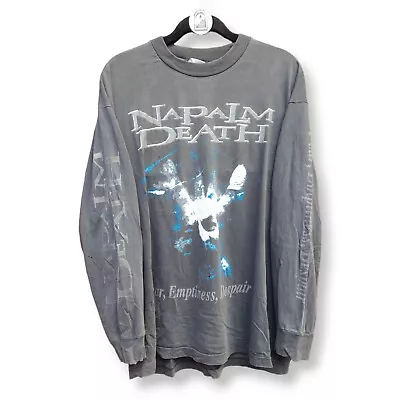 Buy Vintage Napalm Death Fear, Emptiness, Despair Longsleeve Shirt XL  • 185£