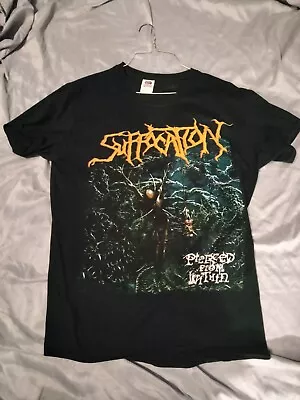 Buy Suffocation Shirt Pierced From Within Size M • 17.69£