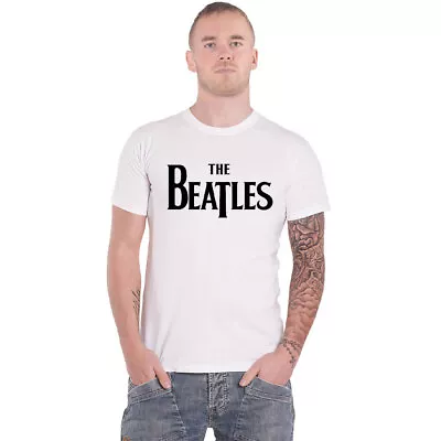 Buy The Beatles Drop T Band Logo T Shirt S • 14.95£