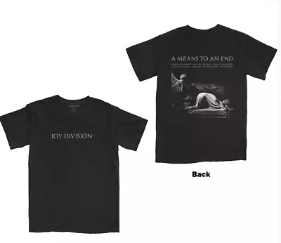 Buy Joy Division Unisex T-shirt A Means To An End (back Print) Size Medium New Black • 16.97£