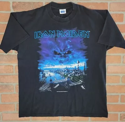 Buy Vintage Iron Maiden 2000 Brave New World Tour T Shirt XL • 113.43£
