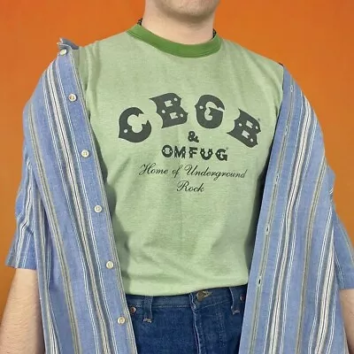 Buy Vintage CBGB Ringer Tee Rock Music Band T-Shirt Retro New York Grunge 80s 90s • 45£